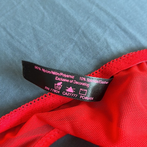 Lace Panties Heart Cut Out XL Dreamgirl - Picture 5 of 7